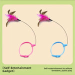 Feather & Bell Teaser Wand for Cats