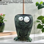 Funny Frog Planter ? Cute Resin Plant Pot