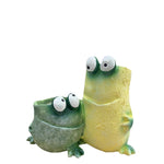 Funny Frog Planter ? Cute Resin Plant Pot