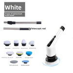 Electric Spin Scrubber with Multiple Brush Heads