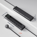 Multi-Outlet Power Strip with USB Charging
