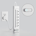 Multi-Outlet Power Strip with USB Charging