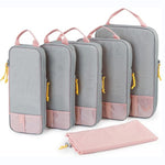 6-Piece Travel Compression Packing Cube Set